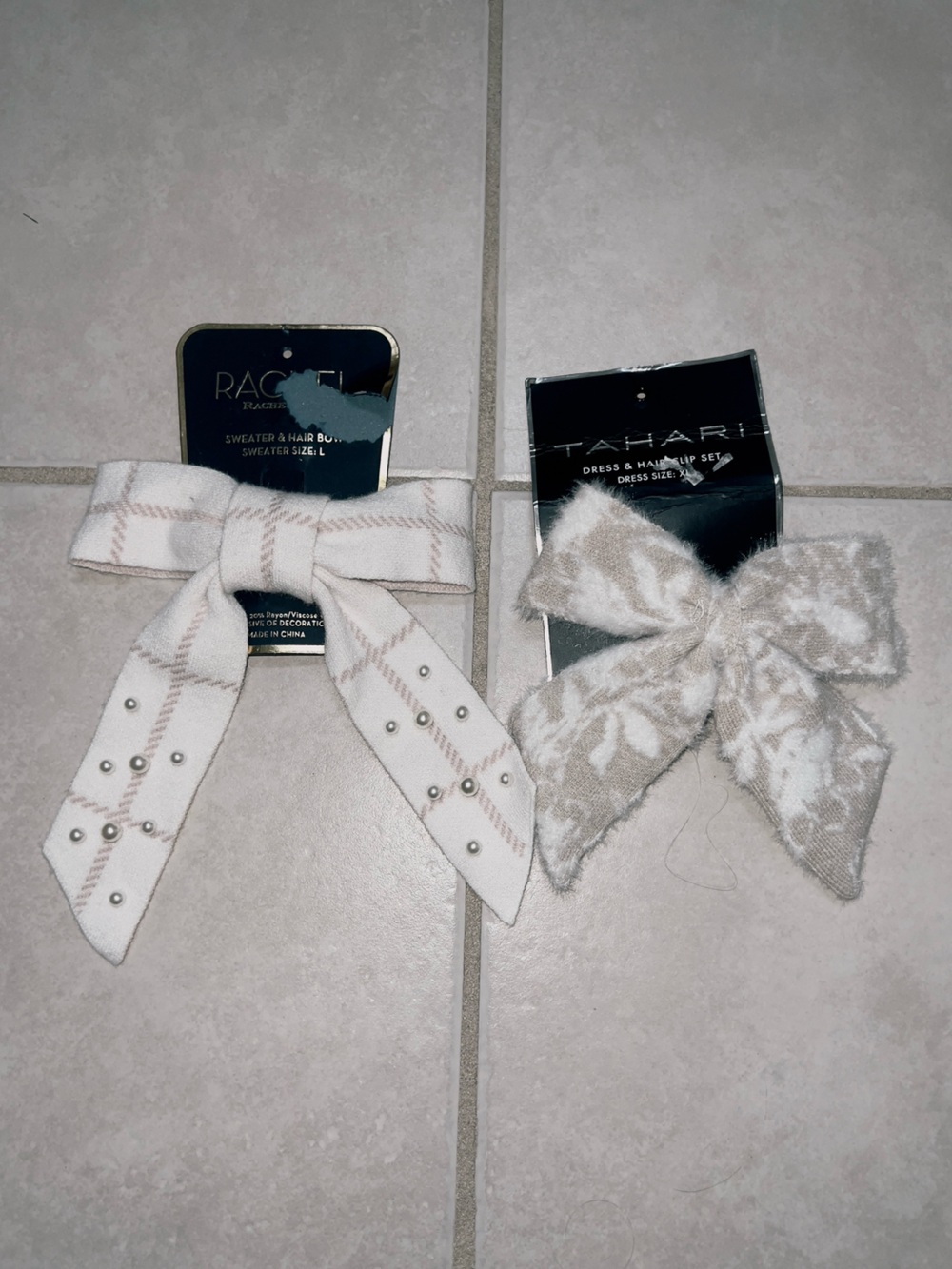 Bundle 2 new soft hair bows for fall